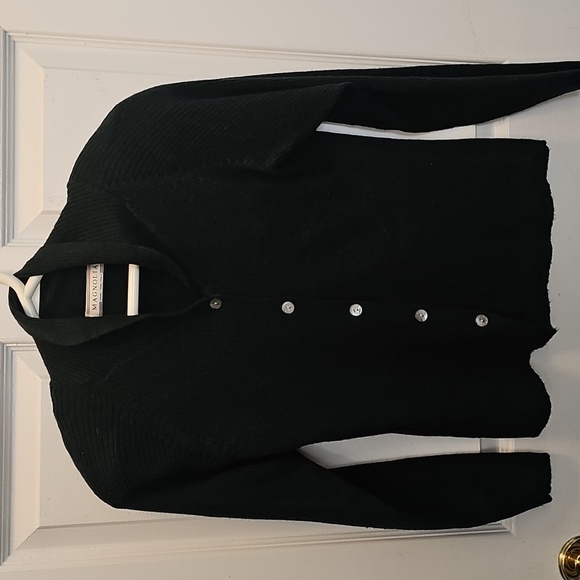 VINTAGE Forest Green Cardigan - Picture 1 of 7